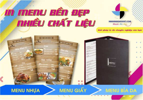 In menu giá rẻ hcm