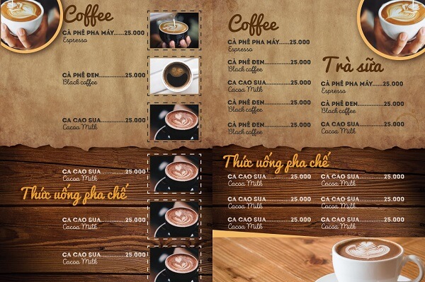 mau menu cafe dep 2