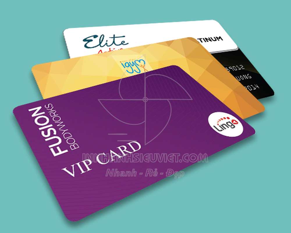 Nhựa PVC in card visit