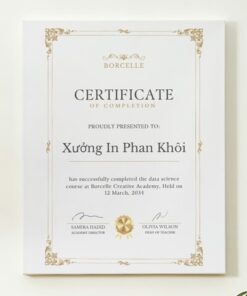 Xưởng In Phan Khôi cam kết in bằng khen chất lượng