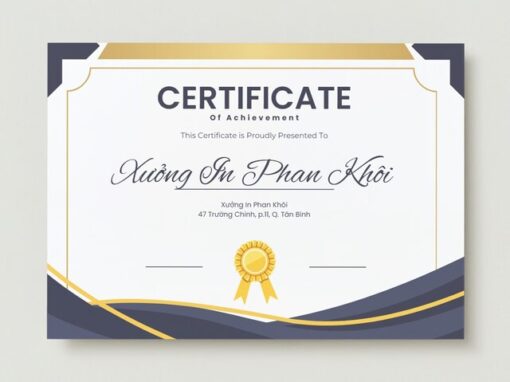 Một số câu hỏi thường gặp khi in bằng khen tại Xưởng In Phan Khôi