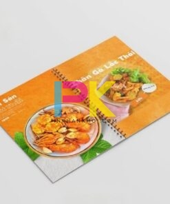 Menu nhựa đóng lò so