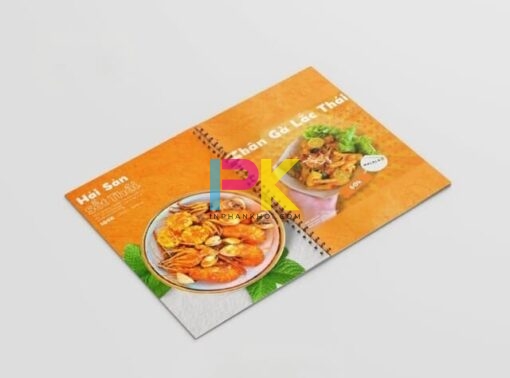 Menu nhựa đóng lò so