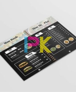 In menu nhựa đẹp
