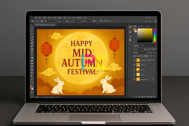 File thiết kế banner Trung Thu định dạng PSD và AI
