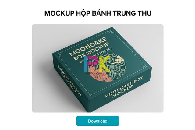 Hướng dẫn tải mockup hộp bánh trung thu miễn phí an toàn