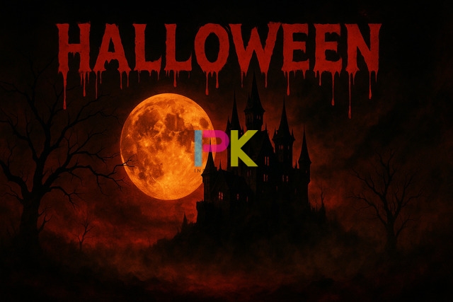Mẫu background Halloween đẹp & dễ ứng dụng cho mọi không gian lễ hội 3 Backdrop Halloween phong cách kinh dị cho sự kiện ban đêm
