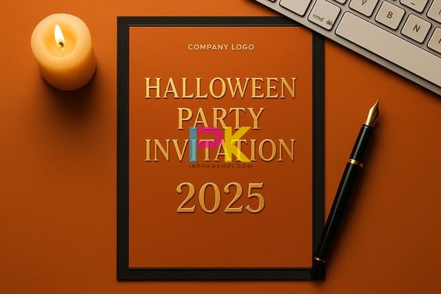Bộ sưu tập mẫu thiệp Halloween đẹp, độc & dễ in ấn cho mùa lễ hội 2025 9 In thiệp Halloween tại TP.HCM