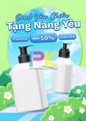 Mẫu poster 20/10 đẹp & ấn tượng – in nhanh, chuẩn màu tại Xưởng In Phan Khôi 6 Mẫu poster 20 10 giảm giá ưu đãi