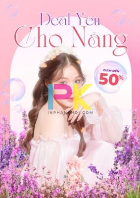 Mẫu poster 20/10 đẹp & ấn tượng – in nhanh, chuẩn màu tại Xưởng In Phan Khôi 5 Mẫu poster 20 10 giảm giá 50%