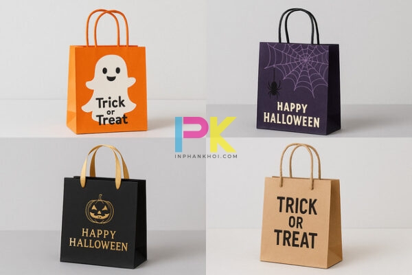 Các mẫu túi đựng quà Halloween đẹp 2025 – dễ thương, ma mị, cao cấp, handmade