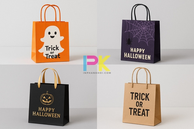 Mẫu túi đựng quà Halloween đẹp & ý tưởng in túi ấn tượng cho mùa lễ hội 10 Các mẫu túi đựng quà Halloween đẹp 2025 – dễ thương, ma mị, cao cấp, handmade