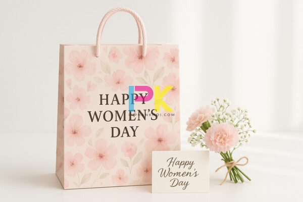 Túi quà tặng 20/10 họa tiết hoa pastel tặng mẹ và cô giáo