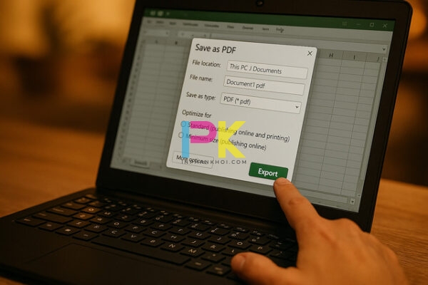 Xuất PDF từ file Excel để in lịch đúng màu – đúng bố cục.