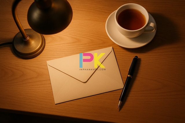 Cách ghi phong bì thăm người ốm đúng chuẩn, trang nhã và ý nghĩa 6 Mẫu phong bì thăm người ốm in logo công ty và lời chúc mau khỏe tại Xưởng In Phan Khôi TP.HCM