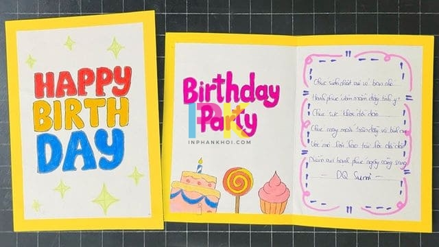 Hướng dẫn chi tiết cách làm thiệp sinh nhật bằng giấy A4 đơn giản tại nhà 5 Cách làm thiệp sinh nhật bằng giấy A4 1
